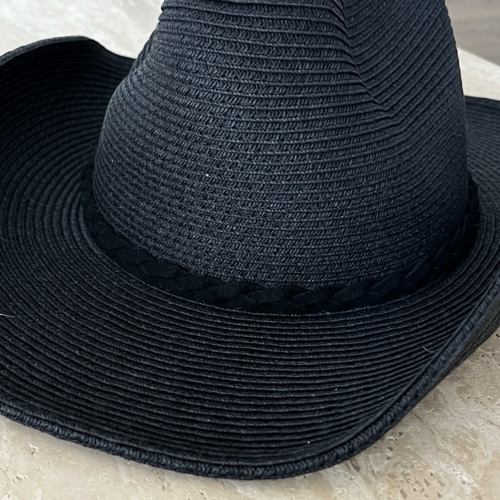 Lucky Brand Charcoal Braided Hat - Picture 3 of 4
